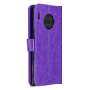 For Huawei Mate 30 Pro Crazy Horse Texture Horizontal Flip Leather Case with Holder & Card Slots & Wallet & Photo Frame(Purple)