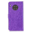 For Huawei Mate 30 Pro Crazy Horse Texture Horizontal Flip Leather Case with Holder & Card Slots & Wallet & Photo Frame(Purple)