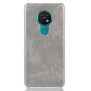 For Nokia 7.2 / 6.2 Shockproof Litchi Texture PC + PU Case(Gray)