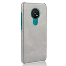 For Nokia 7.2 / 6.2 Shockproof Litchi Texture PC + PU Case(Gray)