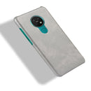 For Nokia 7.2 / 6.2 Shockproof Litchi Texture PC + PU Case(Gray)