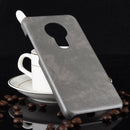 For Nokia 7.2 / 6.2 Shockproof Litchi Texture PC + PU Case(Gray)