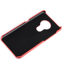 For Nokia 7.2 / 6.2 Shockproof Litchi Texture PC + PU Case(Gray)
