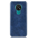 For Nokia 7.2 / 6.2 Shockproof Litchi Texture PC + PU Case(Blue)