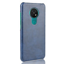 For Nokia 7.2 / 6.2 Shockproof Litchi Texture PC + PU Case(Blue)