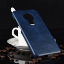 For Nokia 7.2 / 6.2 Shockproof Litchi Texture PC + PU Case(Blue)