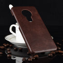 For Nokia 7.2 / 6.2 Shockproof Litchi Texture PC + PU Case(Brown)