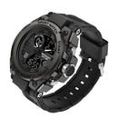 SANDA739 Watch Plate Chao Male Watch Male Student Fashion Trend Multi Functional Digital Waterproof Electronic Meter(Black)