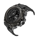 SANDA739 Watch Plate Chao Male Watch Male Student Fashion Trend Multi Functional Digital Waterproof Electronic Meter(Black)