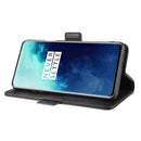 For OnePlus 7T Pro Dual-side Magnetic Buckle Horizontal Flip Leather Case with Holder & Card Slots & Wallet & Photo Frame(Black)