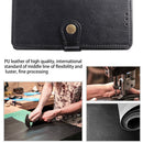 For OPPO A5 2020 / A9 2020 Retro Solid Color Leather Buckle Phone Case with Lanyard & Photo Frame & Card Slot & Wallet & Stand Function(Green)