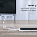 ORICO MH4PU-P Aluminum Alloy 4 Ports USB3.0 Clip-type HUB(Black)