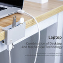 ORICO MH4PU-P Aluminum Alloy 4 Ports USB3.0 Clip-type HUB(Black)