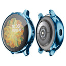 For Samsung Galaxy Watch Active 2 44mm ENKAY Hat-prince Full Coverage Electroplate TPU Case(Blue)