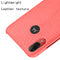 For Motorola Moto E6 Plus Shockproof Crocodile Texture PC + PU Case(Red)