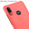 For Motorola Moto E6 Plus Shockproof Crocodile Texture PC + PU Case(Red)