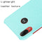 For Motorola Moto E6 Plus Shockproof Crocodile Texture PC + PU Case(Light green)