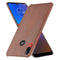 For Motorola Moto E6 Plus Shockproof Crocodile Texture PC + PU Case(Brown)