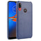 For Motorola Moto E6 Plus Shockproof Crocodile Texture PC + PU Case(Blue)
