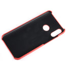 For Motorola Moto E6 Plus Shockproof Crocodile Texture PC + PU Case(Orange)
