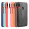 For Motorola Moto E6 Plus Shockproof Crocodile Texture PC + PU Case(Orange)