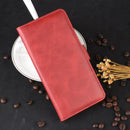 For OPPO F9 / F9 Pro / Realme 2 Pro / A7X Dual-side Magnetic Buckle Horizontal Flip Leather Case with Holder & Card Slots & Wallet & Photo Frame(Red)