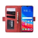 For OPPO F9 / F9 Pro / Realme 2 Pro / A7X Dual-side Magnetic Buckle Horizontal Flip Leather Case with Holder & Card Slots & Wallet & Photo Frame(Red)