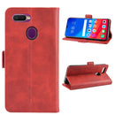 For OPPO F9 / F9 Pro / Realme 2 Pro / A7X Dual-side Magnetic Buckle Horizontal Flip Leather Case with Holder & Card Slots & Wallet & Photo Frame(Red)