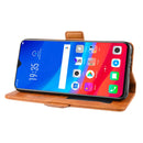 For OPPO F9 / F9 Pro / Realme 2 Pro / A7X Dual-side Magnetic Buckle Horizontal Flip Leather Case with Holder & Card Slots & Wallet & Photo Frame(Yellow)