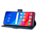 For OPPO F9 / F9 Pro / Realme 2 Pro / A7X Dual-side Magnetic Buckle Horizontal Flip Leather Case with Holder & Card Slots & Wallet & Photo Frame(Blue)