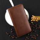 For OPPO F9 / F9 Pro / Realme 2 Pro / A7X Dual-side Magnetic Buckle Horizontal Flip Leather Case with Holder & Card Slots & Wallet & Photo Frame(Brown)