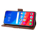 For OPPO F9 / F9 Pro / Realme 2 Pro / A7X Dual-side Magnetic Buckle Horizontal Flip Leather Case with Holder & Card Slots & Wallet & Photo Frame(Brown)