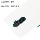 For OPPO Realme X2 Pro / Reno Ace Shockproof Crocodile Texture PC + PU Case(White)