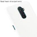 For OPPO Realme X2 Pro / Reno Ace Shockproof Crocodile Texture PC + PU Case(White)