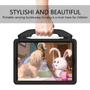For iPad 10.2 EVA Flat Anti Falling Protective Shell with Thumb Bracket(Black)