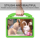 For iPad 10.2 EVA Flat Anti Falling Protective Shell with Thumb Bracket(Green)