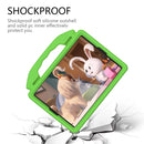 For iPad 10.2 EVA Flat Anti Falling Protective Shell with Thumb Bracket(Green)