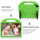 For iPad 10.2 EVA Flat Anti Falling Protective Shell with Thumb Bracket(Green)