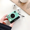 For Apple AirPods Pro Camera Bluetooth Headphone Protective Case(Green)