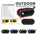 New Rixing NR5016 Wireless Portable Bluetooth Speaker Stereo Sound 10W System Music Subwoofer Column, Support TF Card, FM(Red)
