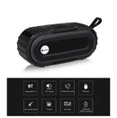 New Rixing NR5016 Wireless Portable Bluetooth Speaker Stereo Sound 10W System Music Subwoofer Column, Support TF Card, FM(Red)