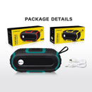New Rixing NR5016 Wireless Portable Bluetooth Speaker Stereo Sound 10W System Music Subwoofer Column, Support TF Card, FM(Red)
