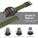 For Garmin Fenix 3 / 5X Universal 26MM Three-ring Nylon Watch Band(Army Green)