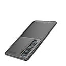 For Xiaomi Mi CC9 Pro / Note 10 Beetle Series Carbon Fiber Texture Shockproof TPU Case(Brown)