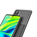 For Xiaomi Mi CC9 Pro / Note 10 Beetle Series Carbon Fiber Texture Shockproof TPU Case(Brown)
