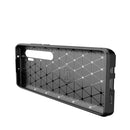 For Xiaomi Mi CC9 Pro / Note 10 Beetle Series Carbon Fiber Texture Shockproof TPU Case(Brown)