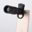 DSDZ-18XWYJ Cell Phone Lens Universal 18X Optical Zoom Lens Manual Telescope Lens with Clamp