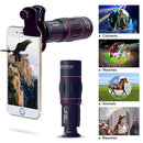 DSDZ-18XWYJ Cell Phone Lens Universal 18X Optical Zoom Lens Manual Telescope Lens with Clamp
