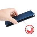 For OnePlus 7T Retro-skin Business Magnetic Suction Leather Case with Purse-Bracket-Chuck(Grey)