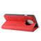 For OnePlus 7T Retro-skin Business Magnetic Suction Leather Case with Purse-Bracket-Chuck(Red)